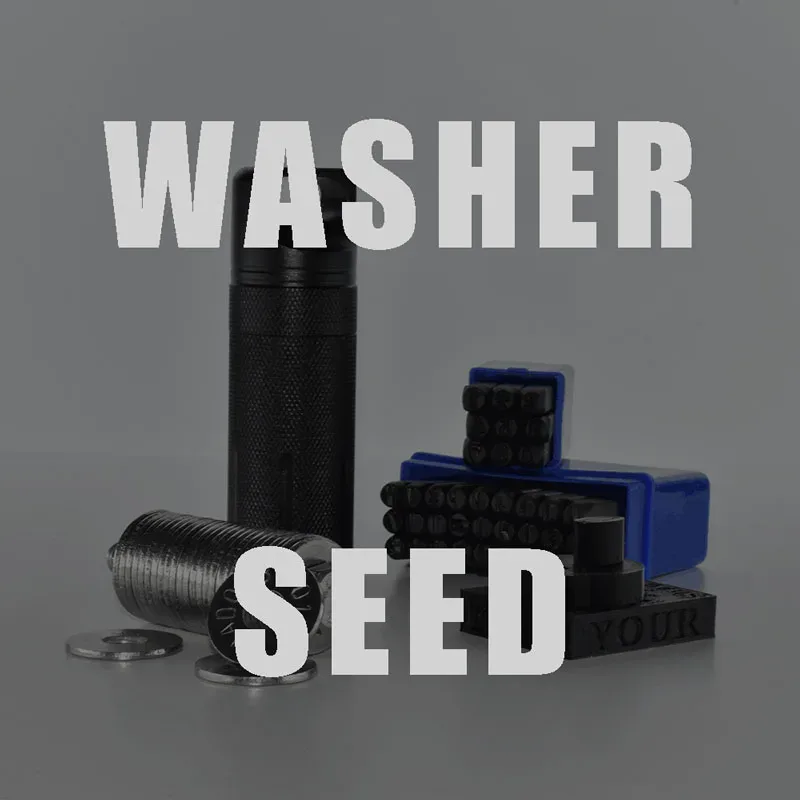 washer seed phrase set for 12,24,20 and shamirbackup seed/password storage from hardware wallet brands Trezor, Ledger, Blockstream, BitBox, Coolwallet, KeepKey, Ellipal and more.